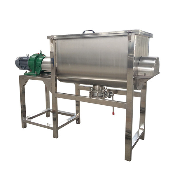 Stainless Steel 304 Ribbon Blender Machine Industrial Paint Mixer Horizontal Feed