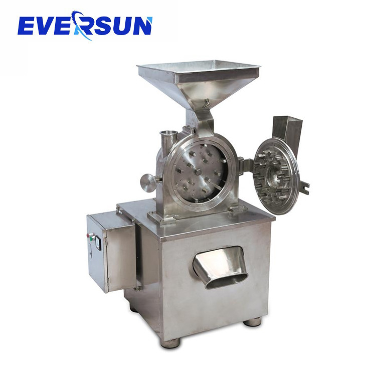 Powder grinder machine  with replaceable crushing tools to crush different materials