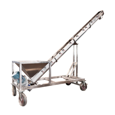 Adjustable Transmission Efficiency U-Shaped Screw Feeder for Various Materials