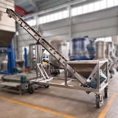 Adjustable Transmission Efficiency U-Shaped Screw Feeder for Various Materials