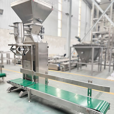Highly advanced fully automatic packaging machine suitable for 5 to 50 kilograms of powdered materials
