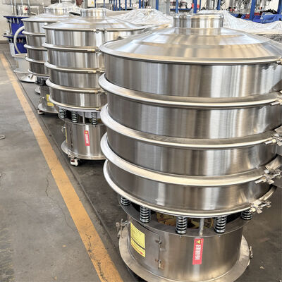 Vibratory Screening Machine Featuring Three Dimensional Motion Trajectory for Screening of Granular and Powdered Materials