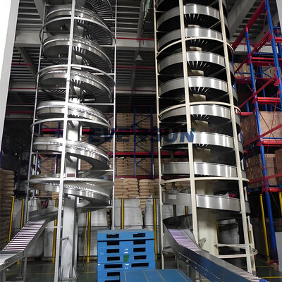 Auger Screw Conveyor Fully Enclosed Vertical Spiral Elevator for Continuous Lifting of Dry Powder and Granular Materials