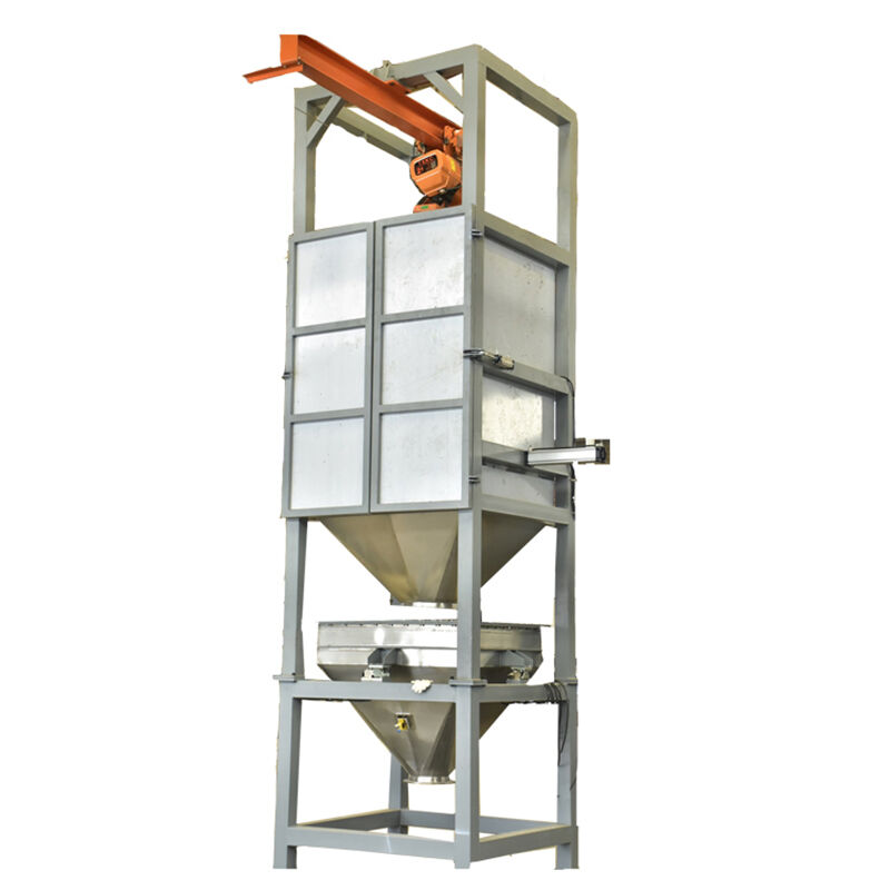 Bulk Bag Unloader Designed for Automated and Dust Free Unloading of Ton Bags in Powder and Granular Material Processing