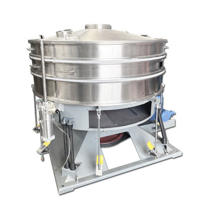 শিল্পে ভঙ্গুর সূক্ষ্ম এবং আঠালো উপকরণগুলির সহজ রক্ষণাবেক্ষণ এবং নরম স্ক্রিনিংয়ের জন্য ডিজাইন করা টাম্বলার স্ক্রিনিং মেশিন