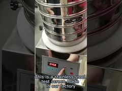 স্টেইনলেস স্টীল 8 স্তরের বৃত্তাকার টেস্ট স্ক্রিন মেশিন