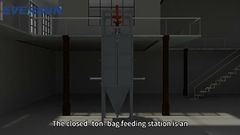 রাসায়নিক / খাদ্য-গ্রেড বন্ধ-টন কনটেইনার ফিড স্টেশন - পরিষ্কার উত্পাদনের জন্য প্রয়োজনীয় সরঞ্জাম